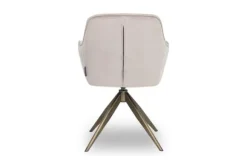 Eetkamerstoelen-Richmond Interiors Eetkamerstoel 210890 Khaki Velvet Aline