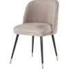 Eetkamerstoel 210854 Khaki Velvet Alicia Eetkamerstoelen
