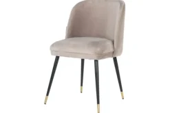 Eetkamerstoel 210854 Khaki Velvet Alicia Eetkamerstoelen