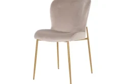 Online Eetkamerstoel 210832 Khaki Velvet Odessa Eetkamerstoelen