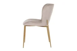 Online Eetkamerstoel 210832 Khaki Velvet Odessa Eetkamerstoelen