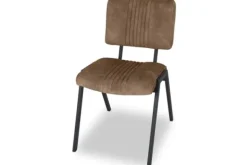 Eetkamerstoelen-Olijk Eetkamerstoel - Latte Frenkie