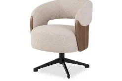 Eetkamerstoelen-Richmond Interiors Eetkamerstoel 214536 Lodge Desert Walnut Pollux