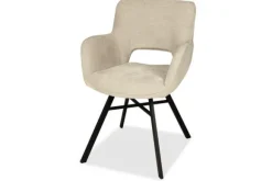 Eetkamerstoelen-Olijk Eetkamerstoel - Miami Toffee Seta