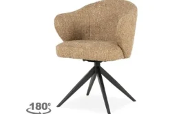 Eetkamerstoelen-Eleonora Meubelen Eetkamerstoel 96343 mosterd Connor