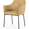 Eetkamerstoelen-Eleonora Meubelen Eetkamerstoel - mosterd Linea | 95888 Paul