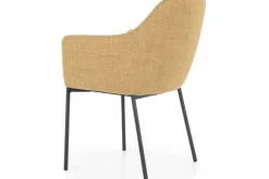 Eetkamerstoelen-Eleonora Meubelen Eetkamerstoel - mosterd Linea | 95888 Paul