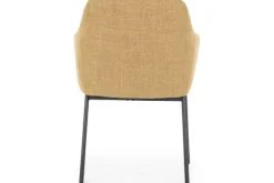 Eetkamerstoelen-Eleonora Meubelen Eetkamerstoel - mosterd Linea | 95888 Paul