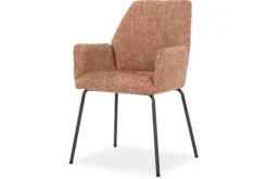 Eetkamerstoelen-Eleonora Meubelen Eetkamerstoel 96339 rood Indy