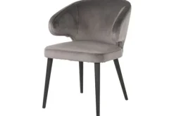 Eetkamerstoelen-Richmond Interiors Eetkamerstoel 210467 Stone Velvet Indigo