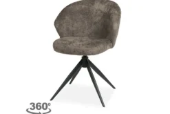 Online Eetkamerstoel - taupe Brynn Eetkamerstoelen