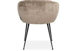 Online Eetkamerstoel 211912 Taupe Chenille Ruby Eetkamerstoelen
