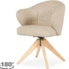 Online Eetkamerstoel 96345 taupe Connor Eetkamerstoelen