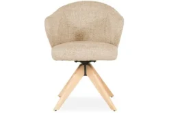 Online Eetkamerstoel 96345 taupe Connor Eetkamerstoelen