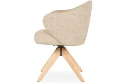 Online Eetkamerstoel 96345 taupe Connor Eetkamerstoelen