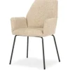 Eetkamerstoelen-Eleonora Meubelen Eetkamerstoel 96337 taupe Indy