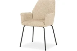 Eetkamerstoelen-Eleonora Meubelen Eetkamerstoel 96337 taupe Indy