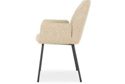 Eetkamerstoelen-Eleonora Meubelen Eetkamerstoel 96337 taupe Indy