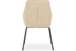 Eetkamerstoelen-Eleonora Meubelen Eetkamerstoel 96337 taupe Indy