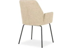 Eetkamerstoelen-Eleonora Meubelen Eetkamerstoel 96337 taupe Indy