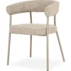 Eetkamerstoelen-By-Boo Eetkamerstoel 250028 taupe Yovi