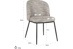 Eetkamerstoel 212337 Trendy Nature Elvi Eetkamerstoelen