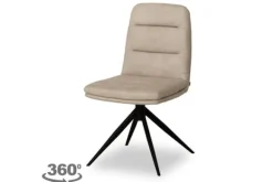 Eetkamerstoelen-Olijk Eetkamerstoel - Zorro Sand Sylke