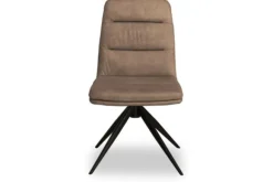 Eetkamerstoelen-Olijk Eetkamerstoel - Zorro Taupe Sylke