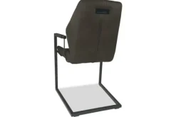 Outlet Eetkamerstoel antraciet Cara Eetkamerstoelen