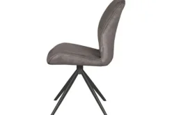 Eetkamerstoelen-Label51 Eetkamerstoel Antraciet DX-74.013 Comfy