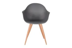 Eetkamerstoelen-Label51 Eetkamerstoel Antraciet FF-45.008 Parma