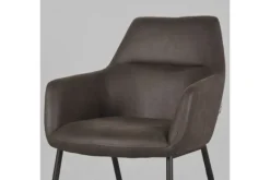 Eetkamerstoelen-Label51 Eetkamerstoel Antraciet IH-50.199 Lenny