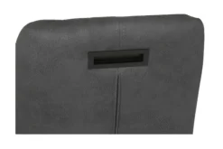 Eetkamerstoelen-Olijk Eetkamerstoel Antraciet Wesley