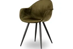 Eetkamerstoelen-Label51 Eetkamerstoel Army FF-45.034 Forli