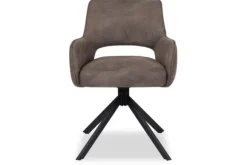 Hot Eetkamerstoel Atlanta 06 taupe Sonja Eetkamerstoelen