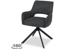 Eetkamerstoelen-Wowen Eetkamerstoel Atlanta 17 zwart Sonja