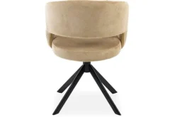 Eetkamerstoelen-SitSmart Eetkamerstoel Be Handsome Sand Ekoda