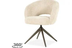 Sale Eetkamerstoel Beige 96474 Alissa Eetkamerstoelen