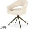 Clearance Eetkamerstoel Beige 96456 Hailey Eetkamerstoelen