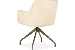 Eetkamerstoelen-Eleonora Meubelen Eetkamerstoel Beige 96458 Hugo