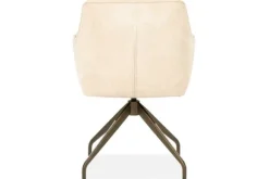 Eetkamerstoelen-Eleonora Meubelen Eetkamerstoel Beige 96458 Hugo