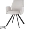 Eetkamerstoelen-Livingfurn Eetkamerstoel Beige Diana