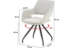 Hot Eetkamerstoel Beige Lodge Capp Eetkamerstoelen