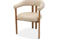 Clearance Eetkamerstoel Beige Naturel Takumi Eetkamerstoelen