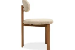 Eetkamerstoelen-Studio Japandi Eetkamerstoel Beige Naturel Lynja