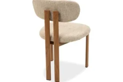 Eetkamerstoelen-Studio Japandi Eetkamerstoel Beige Naturel Lynja