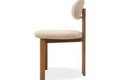 Eetkamerstoelen-Studio Japandi Eetkamerstoel Beige Naturel Lynja