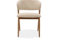 Eetkamerstoelen-Studio Japandi Eetkamerstoel Beige Naturel Asento