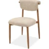 Eetkamerstoelen-Studio Japandi Eetkamerstoel Beige Naturel Kaita