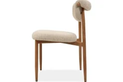 Eetkamerstoelen-Studio Japandi Eetkamerstoel Beige Naturel Kaita